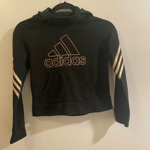 Adidas youth crop top hoodie